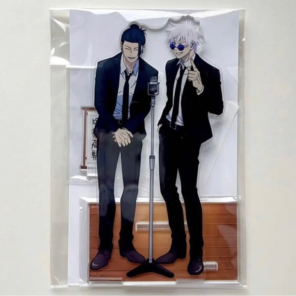Jujutsu Kaisen Gojo Satoru and Geto Suguru suits acrylic stand OFFICIAL MERCH